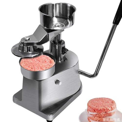 Prensa para hamburguesas, prensa para hamburguesas, tamaños de 4/5/6 pulgadas, aluminio antiadherente, moldeado uniforme, prensa de carne, prensa para hamburguesas caseras