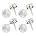 4 Pcs 16mm Stainless Steel Caps Decorative Mirror Nails