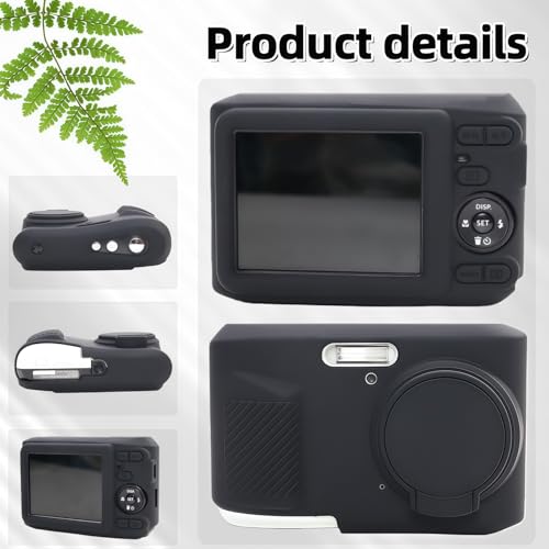 Funda de silicón para Kodak PIXPRO FZ45 con protector de lente miniatura 5
