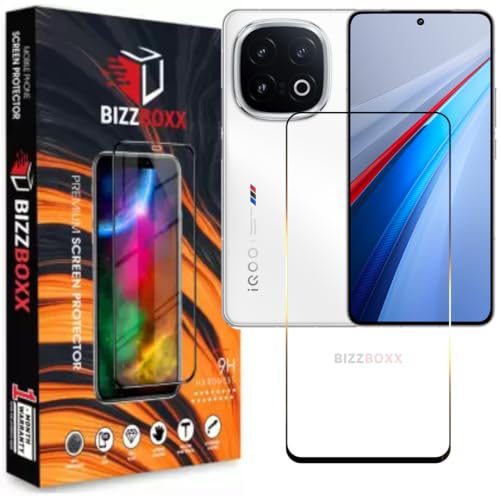 Image of Compatible With iQOO 13 5G Tempered Glass Screen Protector Guard With Fingerprint Working - High Definition, Shatterproof, Easy Install, Anti-Fingerprint Screen Guard (iQOO 13) - Pack of 1