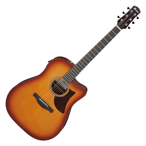 Ibanez AAD50CE-LBS Light Brown Sunburst Low Gloss – Guitare Acoustique - Les Beatles, Paul McCartney, John Lennon, RIngo Starr, George Harrison Ibanez AAD50CE-LBS Light Brown Sunburst Low Gloss - Guitare Acoustique