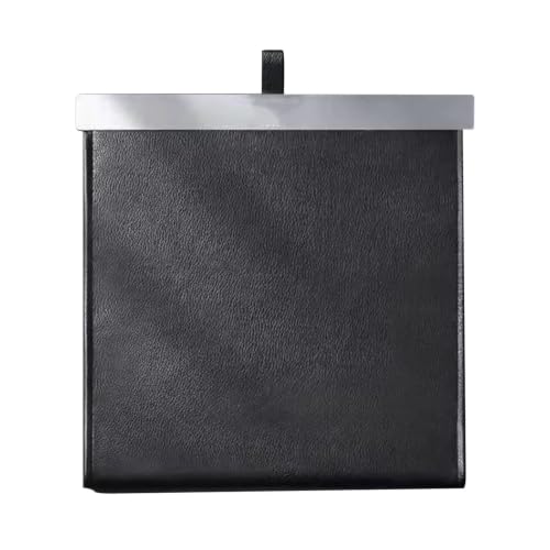 Bolsa basura para coche impermeable con almacenamiento colgante negro