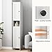 Homleke Tall Bathroom Storage Cabinet with 2 Doors, 67