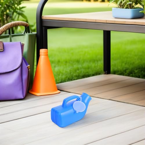 Orinal portátil para hombres de 3 piezas con asa botella de plástico antiderrames 4