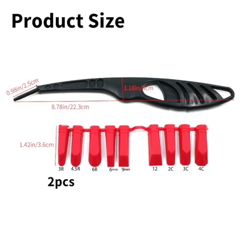 NCCHDZSW Fugenglätter Silikon 2 Set 9 Fugenformen Silikonabzieher Fugenabzieher Vielseitiger Silikon Abzieher Silikonglätter Fugenspachtel Fliesenfugen Silikonfugenglätter Silikonfugen Abzieher