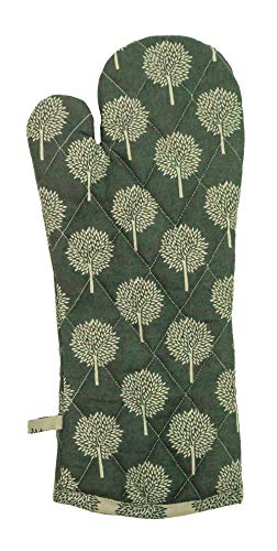 east2eden Mulberry Extra Long BBQ Aga Cotton Single Oven Glove Kitchen Gauntlet Mitt