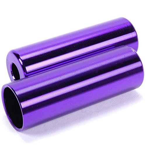 Jet BMX Chromoly Pegs (Pair) - Purple Cover