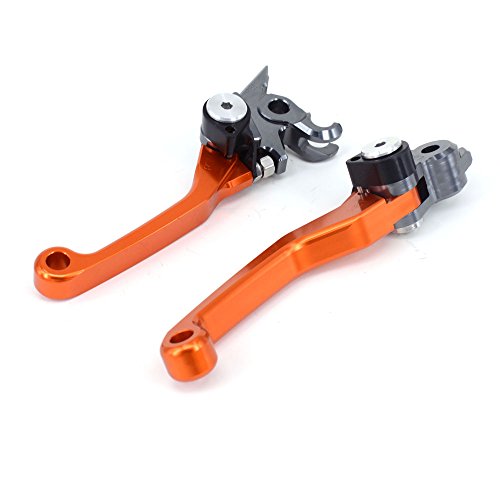 Jfg racing billet pivot foldable clutch brake lever for 125/200ex…
