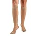 Truform Sheer Compression Stockings, 15-20 mmHg, Women's Knee High Length, 20 Denier, Light Beige, Large