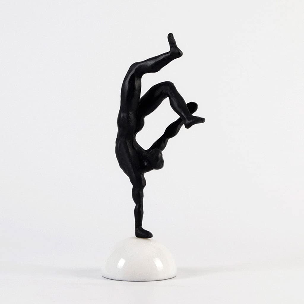 Sculpture Kreatywny Dekoracje Desktop Nowoczesny salon Stół Odwrócony Czarne Dekoracje Nordic Styl Dekoracje Desktop Statue