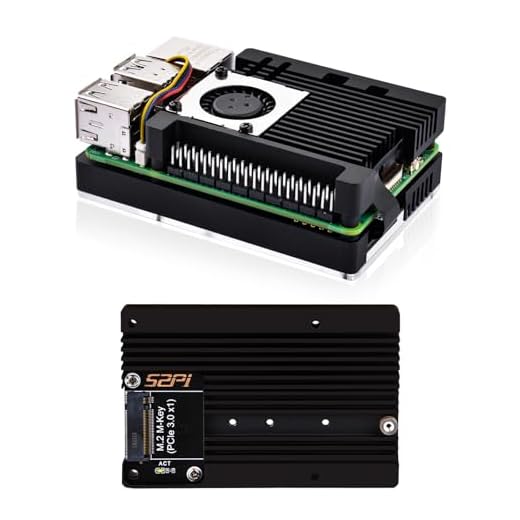 GeeekPi Armor Case with CN01 M.2 M-Key PCIe 3.0 x1 Expansion Board Adapter for Raspberry Pi 5