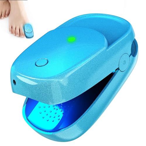 iKeener Wiederaufladbares Behandlungsgerät für Onychomykose, Nagelpilz Gerät, Hochwirksame Lichttherapie zur Nagelreinigung,7 Minuten am Tag, keine Peinlichkeit