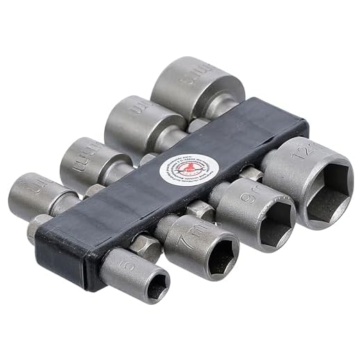 BGS Diy 67308 | Steckschlüssel-Bit-Satz | Antrieb Außensechskant 6,3 mm (1/4") | SW 5 - 13 mm | 8-tlg.