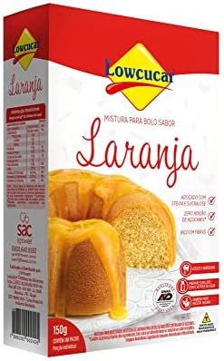 Lowçucar Bolo de Laranja Zero Adição de Açúcares 150g