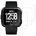 Ailun Screen Protector for Fitbit Versa/Versa Lite Edition 3Pack Screen Protector for Fitbit Versa Smart Watch Tempered Glass Anti-Scratch Bubble Free Not for Versa 2