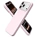 ORNARTO Cover per iPhone 17 Pro Max 6,9 Pollici, Silicone Liquido Premium, Protezione Completa, Gomma Gel Morbida,Custodia Fodera Interna in Microfibra Antigraffio, Antiurto, Rosa Creta