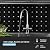 Art3d 10-Sheet Peel and Stick Backsplash Metal Mosaic Tiles for Kitchen Wall Decor, Stick on Aluminum Composite Tiles Stikers, Black Windmill Puzzle Glass Mixed
