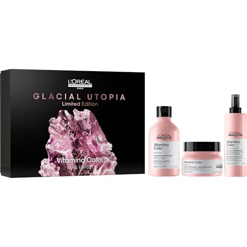 L'Oreal Professionnel Cofre Trio Vitamino Color, Rutina Protector de Color para Cabellos Teñidos, Serie Expert