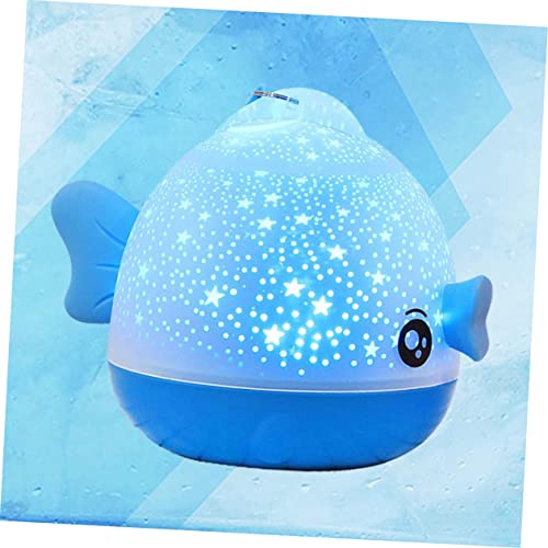 DOITOOL proyector nocturno pez azul LED de 4 modos miniatura 2