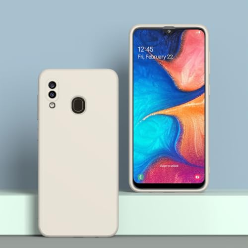 Image of for Samsung Galaxy A20 Case White, A30 Case Scratch Resistant with Soft Touch, Slim Thin Phone Cover for Samsung Galaxy A20 A30