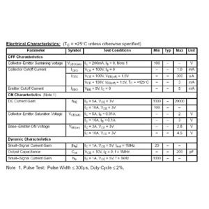 NTE Electronics NTE264 Darlington Transistor, PNP, 100V TO-220: Amazon ...