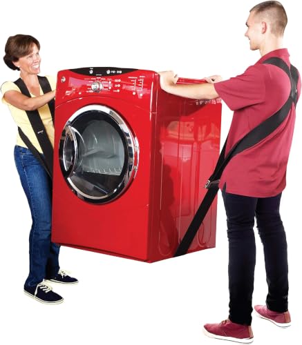 Image of Shoulder Dolly Moving Straps - Lifting Strap for 2 Movers - Move,Lift,Carry,and Secure Furniture,Appliances,Heavy,Bulky Objects Safely,Efficiently,More Easily Like The Pros - LD1000,(Pack of 8)