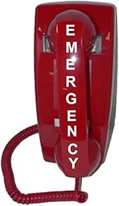 Amazon.com: Teléfono de pared de emergencia preprogramado para marcado ...