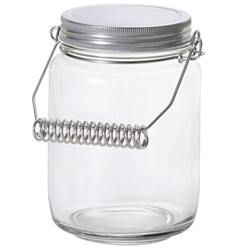 アデリア(ADERIA) メタルハンドルストッカー800 化粧箱入り 日本製 保存容器 ガラス キャニスター 密閉容器 調味料入 瓶 密閉 コーヒー豆 M6455