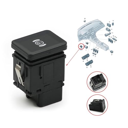 Interruptor freno mano electrónico Passat 3C botón tacto original premium REH 2