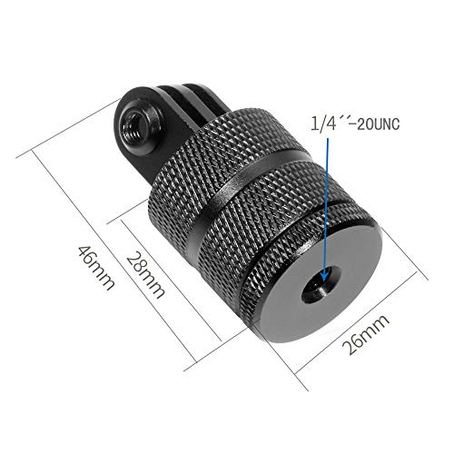 Conector de soporte estable de aleación de aluminio CNC para trípodes de cámaras DSLR 2
