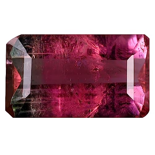 Tourmaline pastèque octogone 1,15 carat le cadeau parfait pour célébrer un moment unique