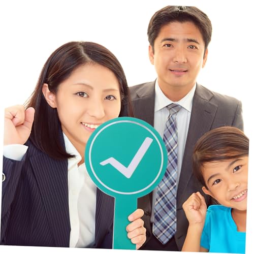 2 unidades paletas votación doble cara para aula miniatura 5