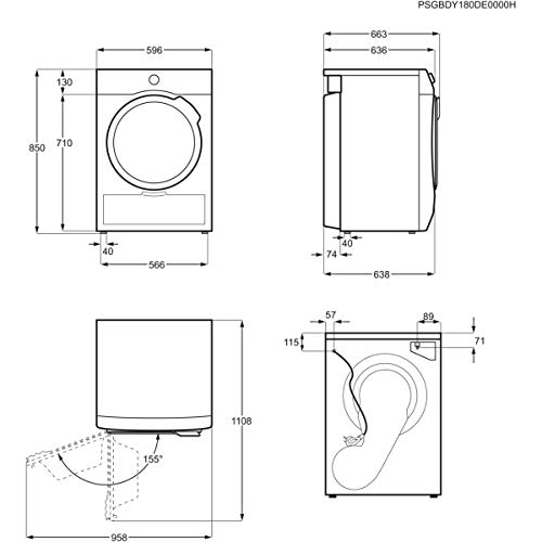 AEG-T9DEB979-Secadora-con-Bomba-de-Calor-Libre-Instalacion-9-Kg-Serie-9000-Premium-Motor-Inverter-8-Ciclos-de-Secado-Luz-Interior-Programa-Rapido-Panel-LCD-WiFi-Puerta-XL-Negra-Blanca-A