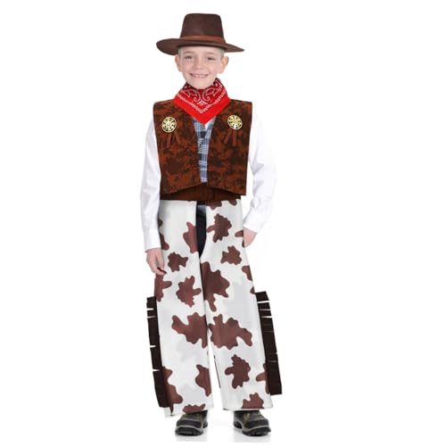 FRCOLOR 1 Juego vaquero sombrero de vaquero de disfraz de vaquero cosplay traje Disfraz De Halloween Para Pequeño traje de vaquero para bebé Poliéster