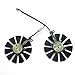 2pcs Grafikkartenlüfter Graphics Card Fan für ASUS Dual Series GTX 1070 1060 Graphics Card Cooler