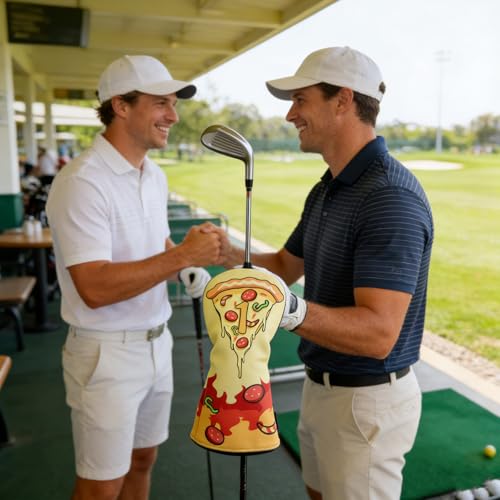 Couvre-club de golf : protégez votre driver avec cette housse pizza