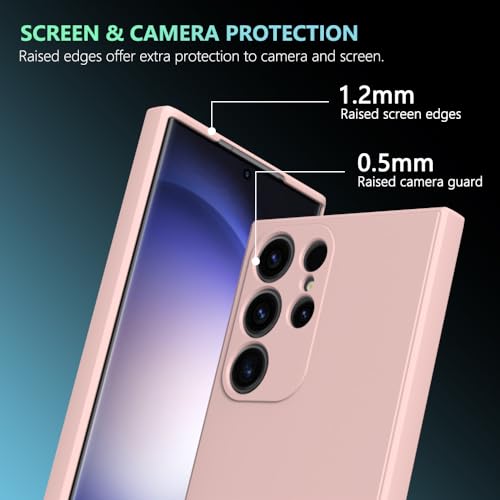 Image of for Samsung Galaxy S23 Ultra Case Pink, Scratch Resistant with Soft Touch, Slim Thin Phone Cover for Samsung Galaxy S23 Ultra
