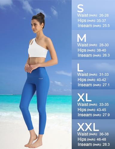 Image of Ubestyle UPF 50+ High Waist Women's Swim Pants Swim Leggings Swimming Tights Rash Guard Pants Sun Protective