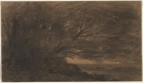 Peinture murale nordique paysage Corot pour sublimer un mur blanc vide