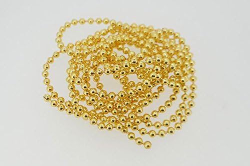 Amazon Shareki ボールチェーン ボール直径2 0mm 長さ100cm 03 07 エポキシ樹脂粘土 レジン デコ素材 ゴールド アクセサリー用チェーン 通販