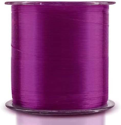 Monofilament Nylon Fishing Line, Extremely Strong and Durable 2-40LB for Saltwater & Freshwater Fishing (Red, 8lb - 500m - 0.18mm)