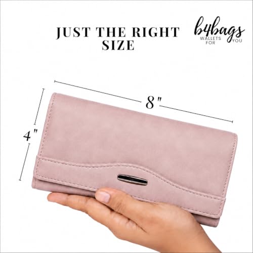 Image of b4bags Ladies Purse for Women, Blush Pink