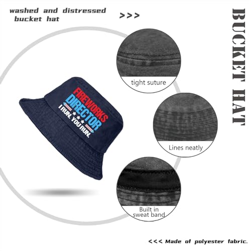 Image of Fireworks Director I Run You Run hat Womans hat Chestnut red Mens Hats and caps Gifts Running Caps July 4th