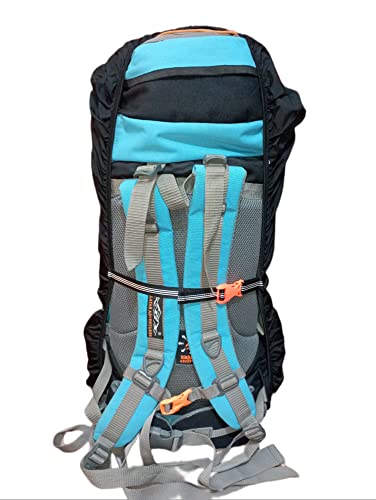 Image of 100% Waterproof 90+ 95 L Rain Cover for Backpack Bags, Rainproof Dustproof Protector Raincover Elastic Adjustable Trekking, Camping, Hiking Bag Cover (90+95 L) (Black)