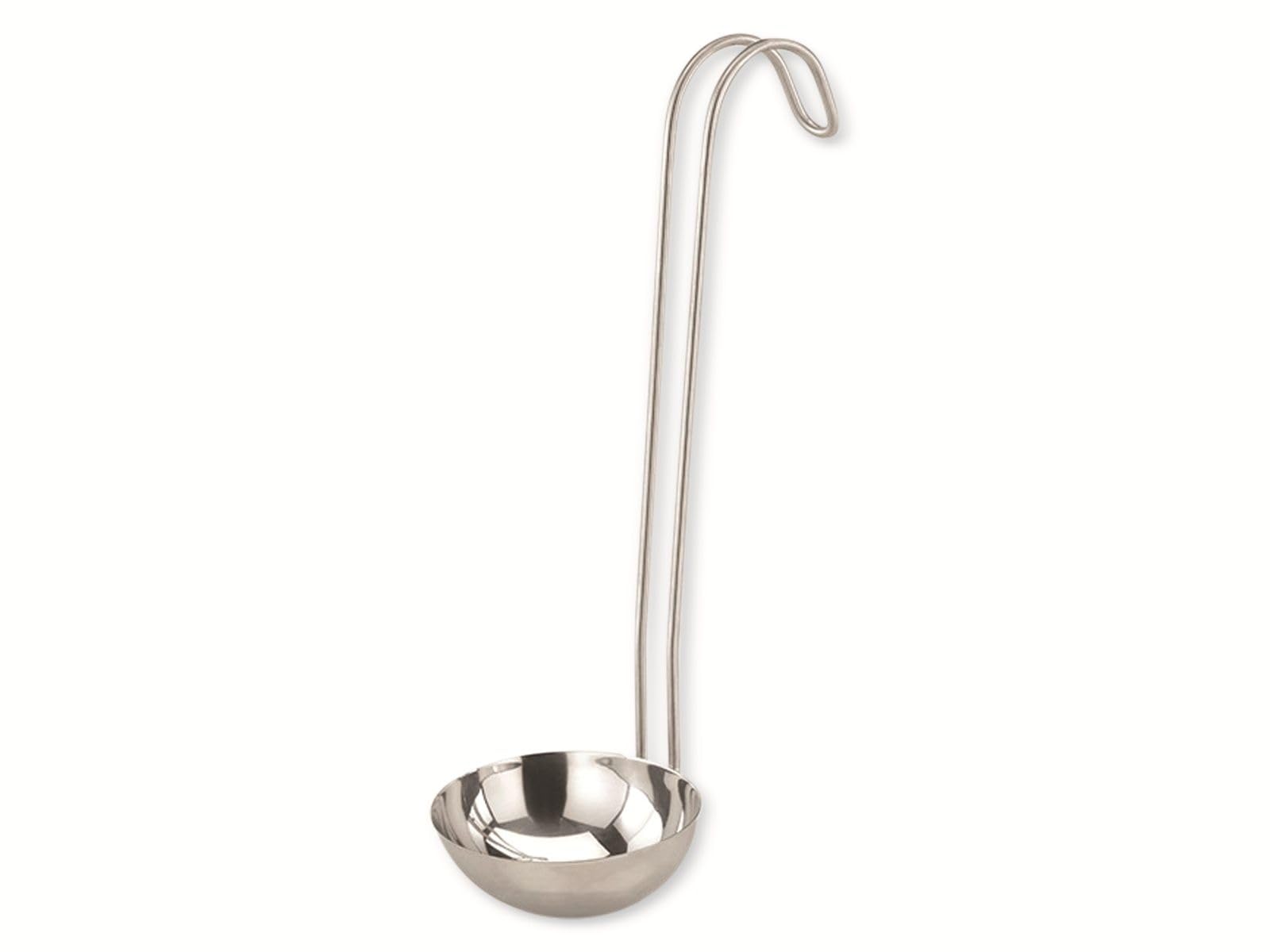 APS Fondue- und Feuerzangenbowle Set, Zuckerzange, Feuerzange, Fondue-Topf, Edelstahldeckel, hochglanzpoliert, Gestell, verchromt, Schöpfkelle, für ca. 2,2 Liter Flüssigkeit, Ø22 cm, 23 cm Höhe