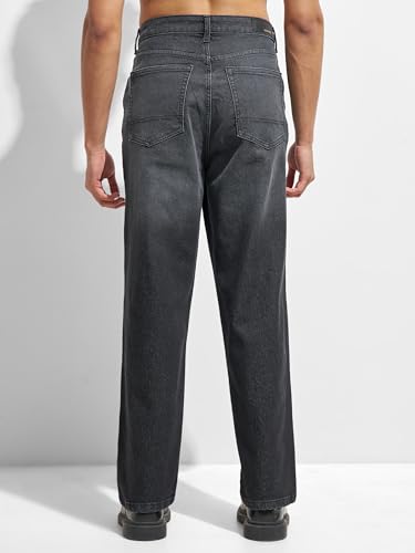 Image of Highlander Men's Straight Relaxed Fit Jeans | Stretchable | Everyday Comfort & Style| Jeans for Man|Premium Cotton Blend