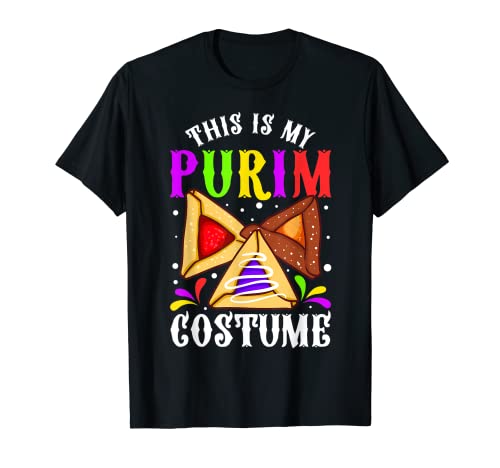 This Is My Purim Costume Haman Pocket Pasteles divertidos y coloridos Camiseta