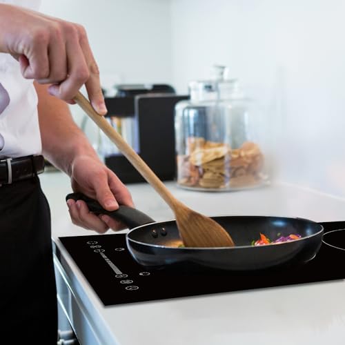 OMEO Double Induction Cooktop Portable 2 Burner Sensor Touch, 3600W Digital Hot Plate