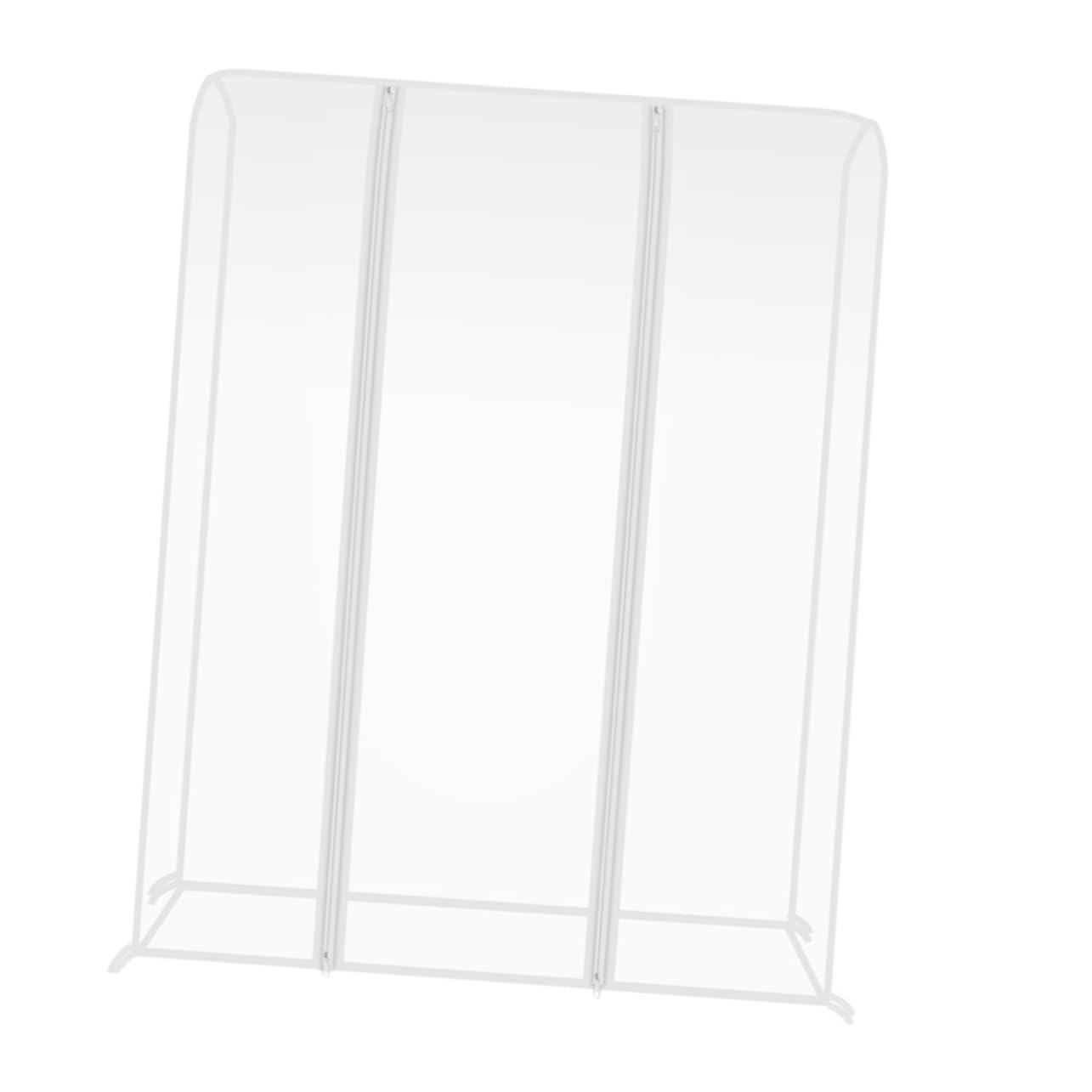 PRETYZOOM Kleiderständerabdeckung und Bequeme Aufbewahrung aus Kunststoff Transparente Moderne 180x50x150 Cm Leicht und Tragbar für Schutz von Kleidung im Zuhause