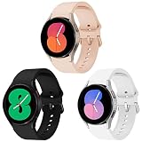 Syxinn Cinturino per Samsung Galaxy Watch 4/4 Classic/5/5 Pro/6/6 Classic/7/FE - Bracciale in Silicone Compatibile con 40mm/42mm/43mm/44mm/45mm/46mm/47mm